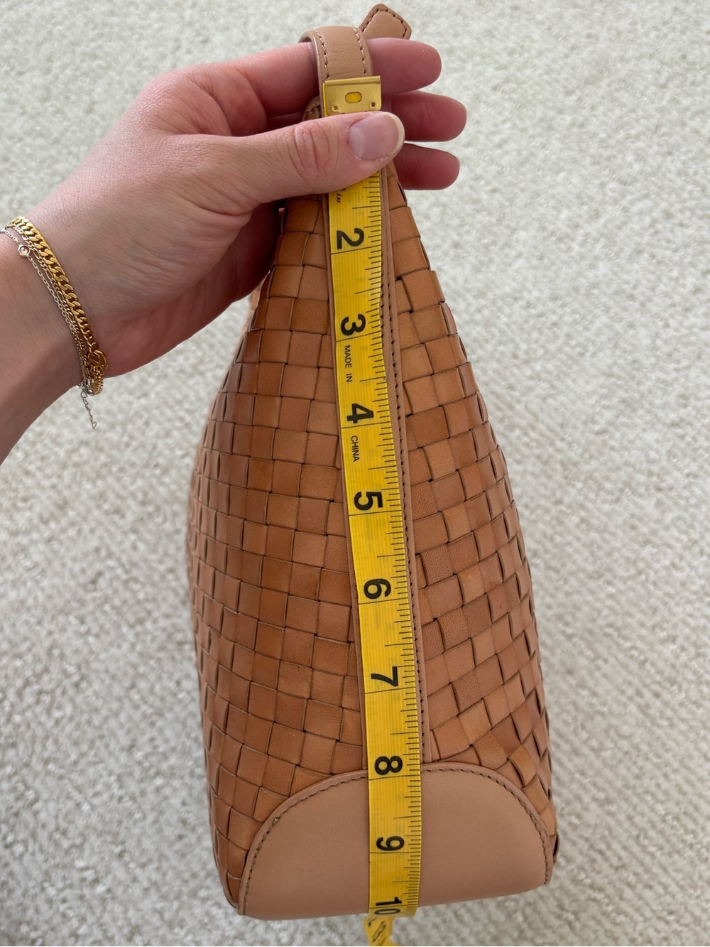 Fossil Woven Leather Bag - Picture 10 of 11